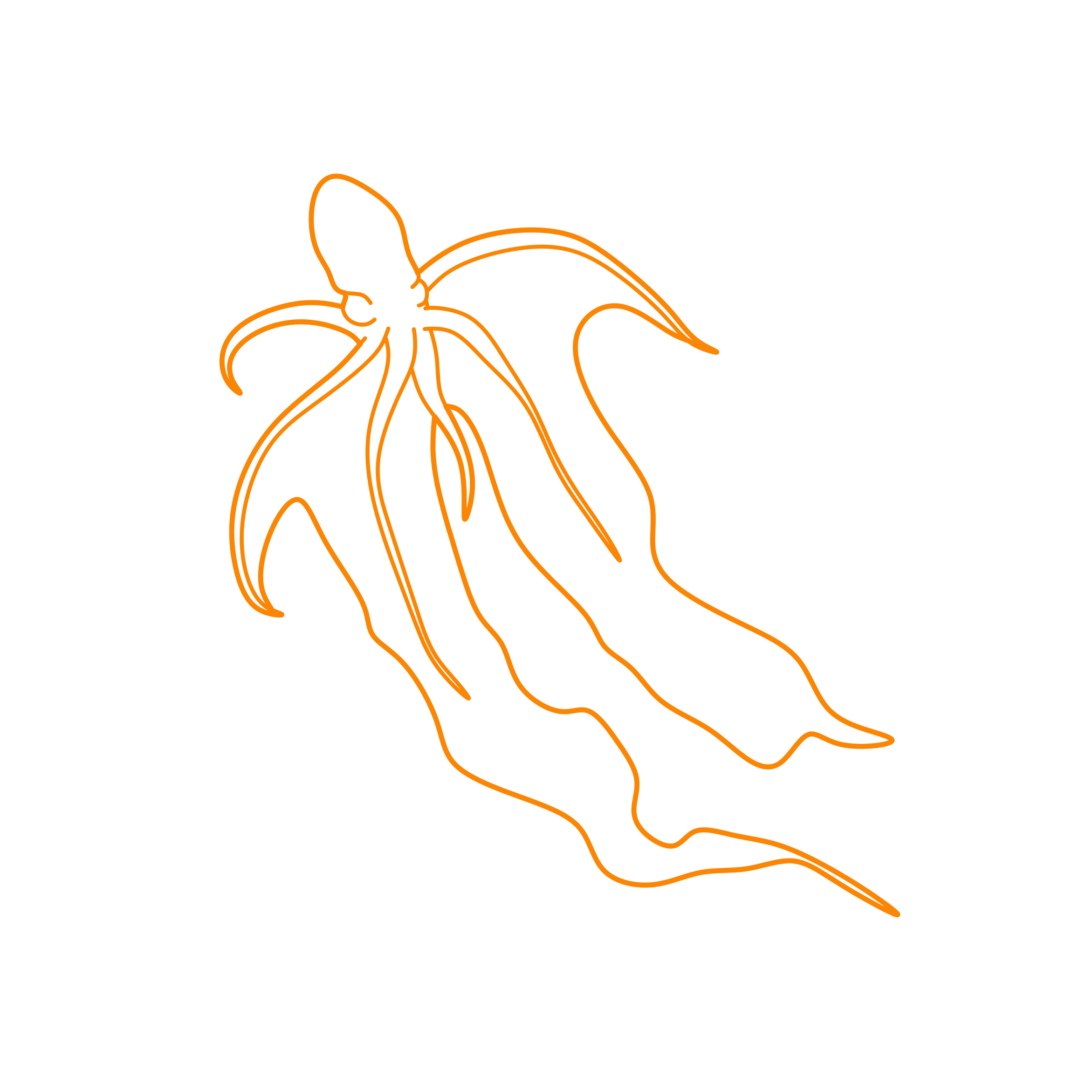 Animals Cephalopods Common Blanket Octopus Editable Svg Line Art Free Vectors